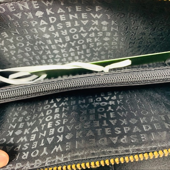 Brigitta mulberry street Kate spade black wristlet - Picture 7 of 8